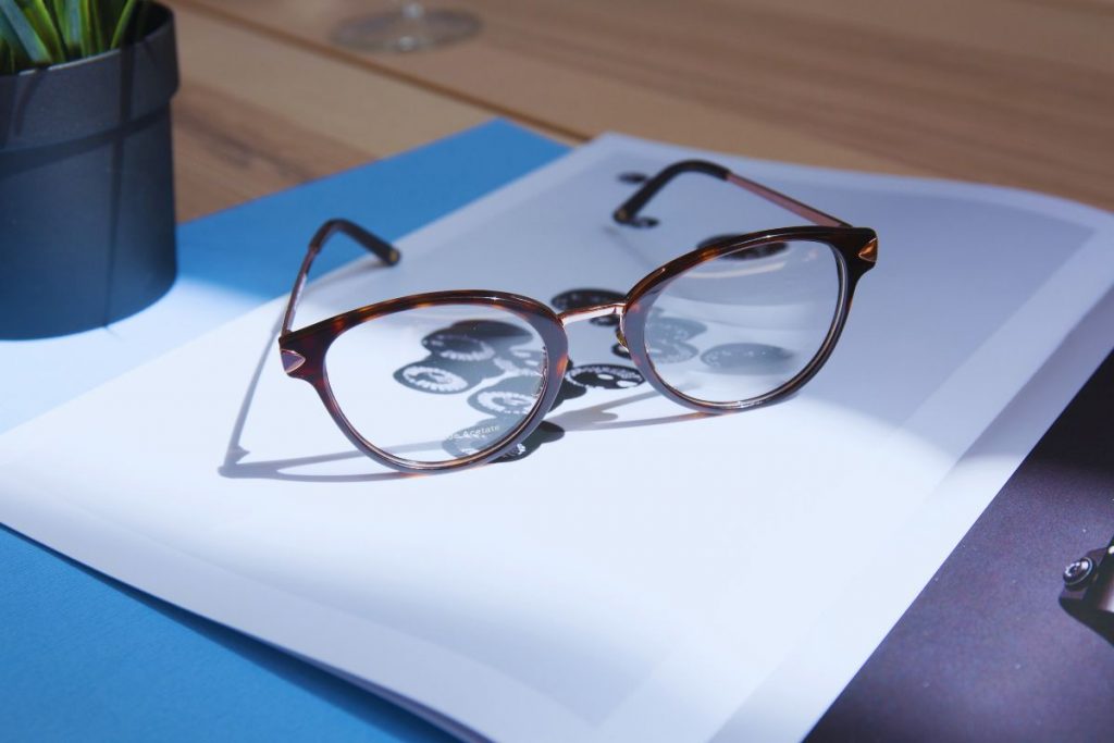 Old eyeglasses were donated to those in need.