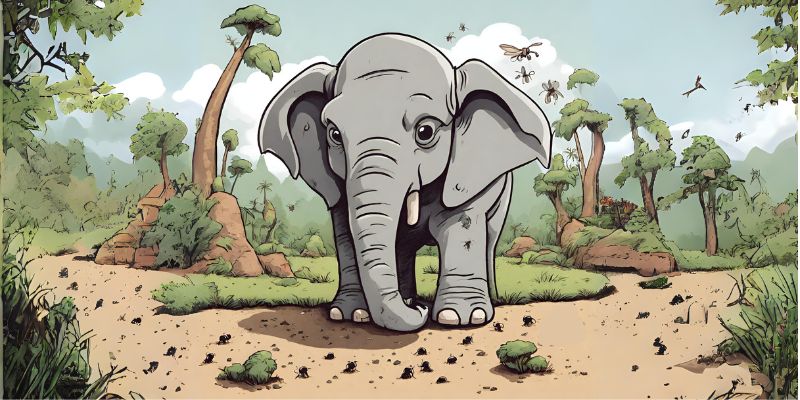 A story about The Elephant and the Ants.