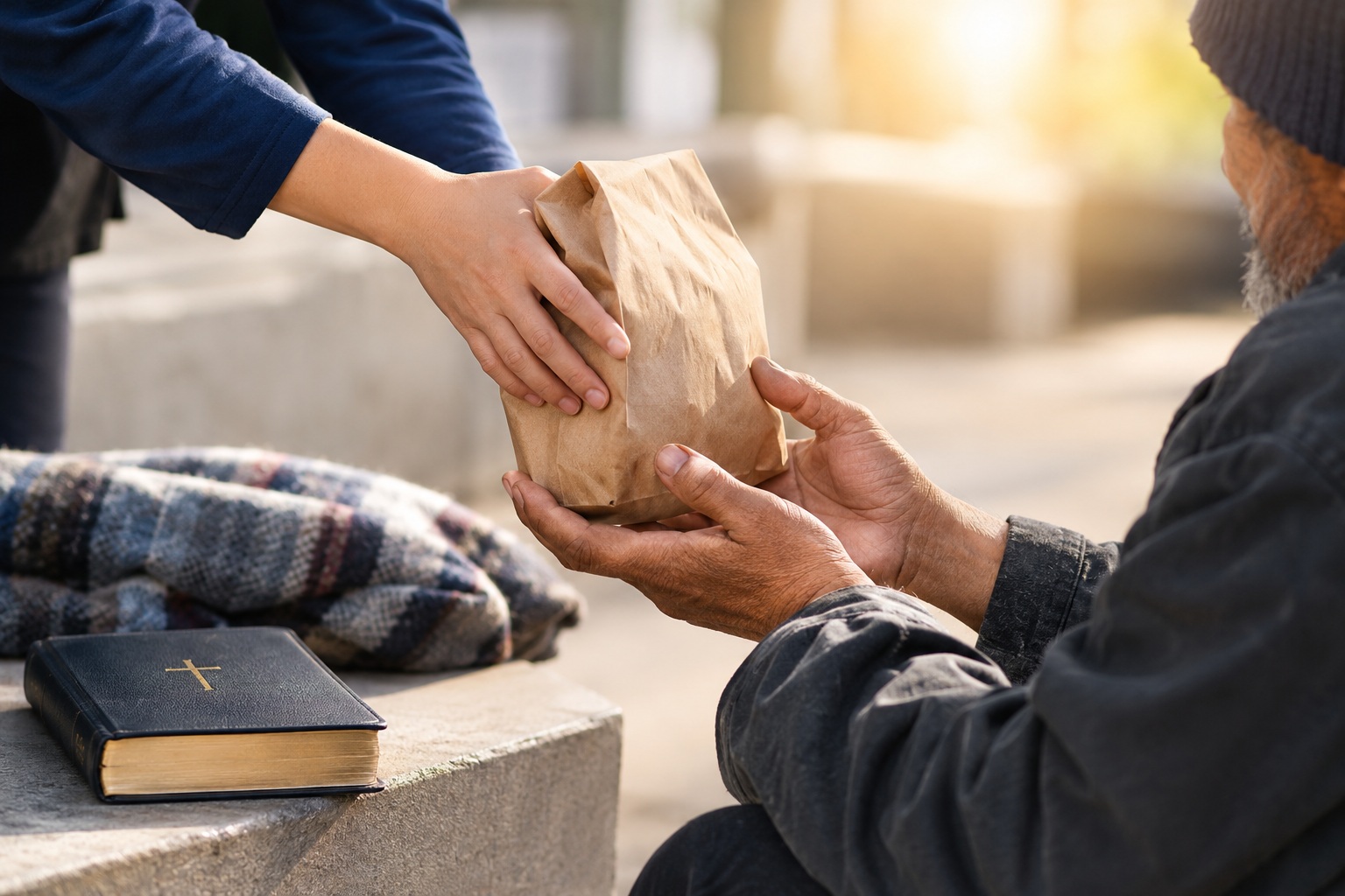 30+ Charity Bible Verses About Helping Others